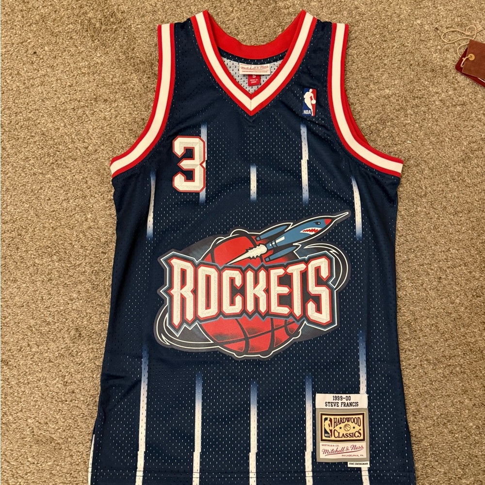 Mitchell & Ness Steve Francis Houston Rockets Jersey